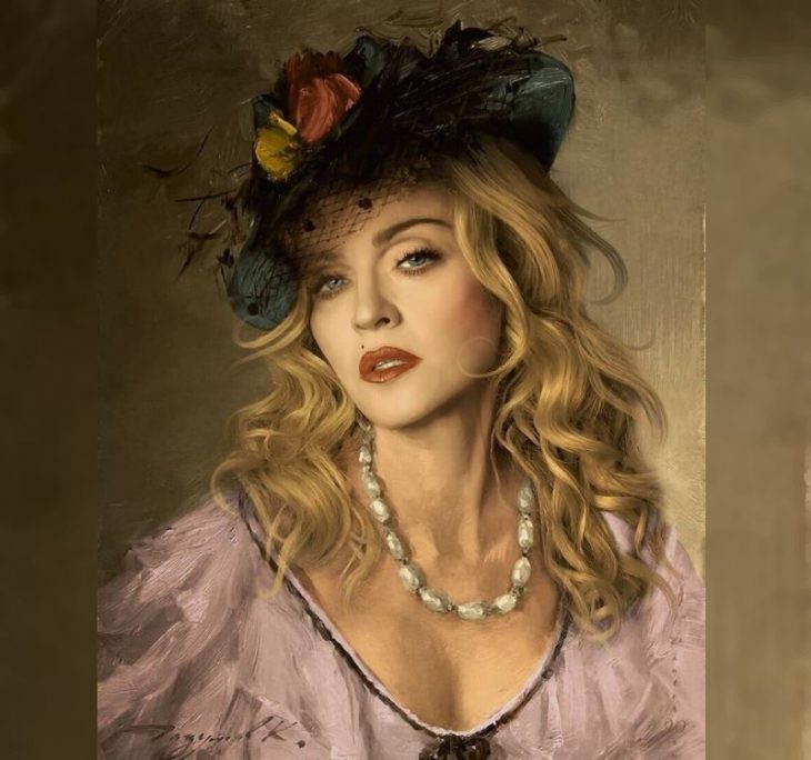Мадонна_портреты знаменитости в классическом стиле