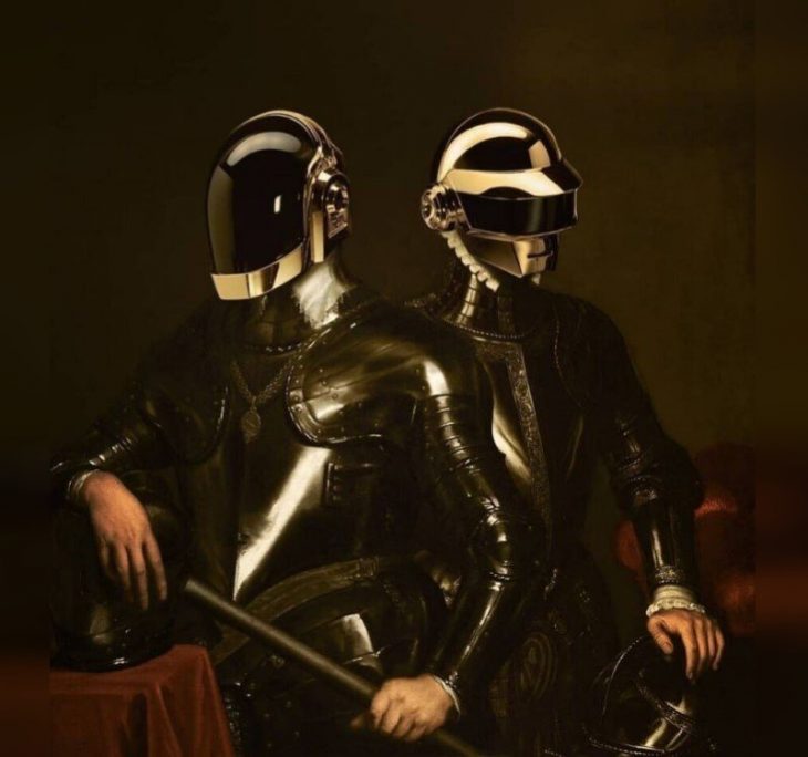 Daft Punk_портреты знаменитости в классическом стиле